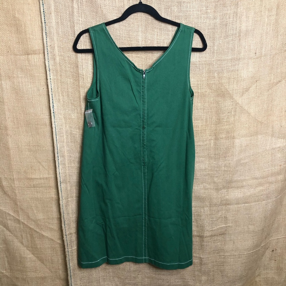 Modcloth One More Thing Jumper Green Dress Retro - Picture 6 of 8